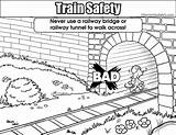Tunnel Coloring Pages sketch template