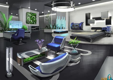 Pin by Tazreen Tasnim on Interior | Futuristic interior, Futuristic ...