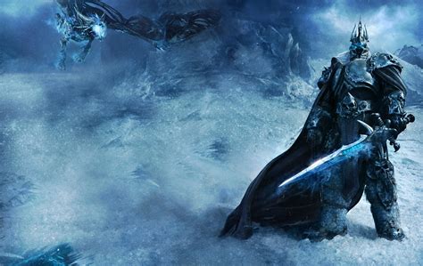 Lich King and Sindragosa - World of Warcraft HD Wallpaper