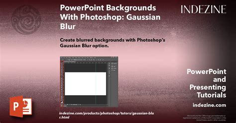 PowerPoint Backgrounds With Photoshop: Gaussian Blur