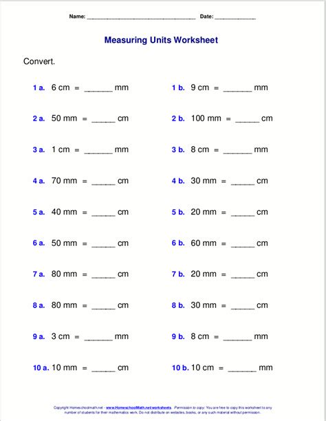 Metric measuring units worksheets | Measurement worksheets, Converting metric units, Measurement ...