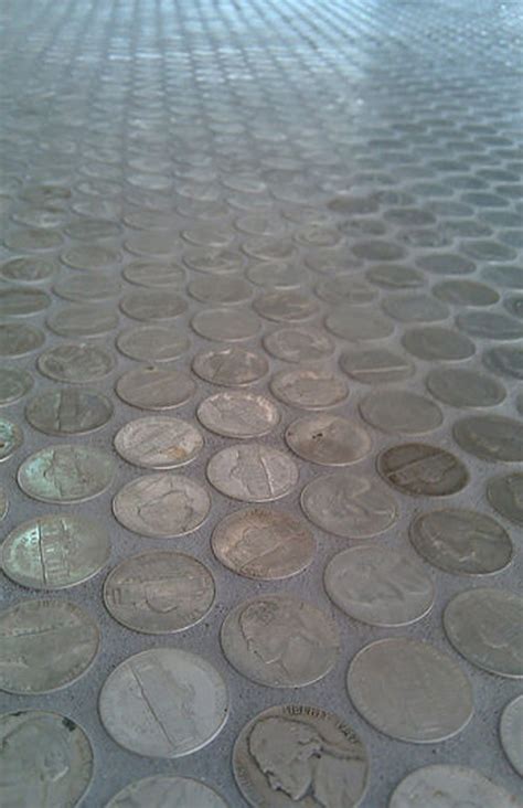 Creative And Patient DIY Penny Floor Projects – OBSiGeN