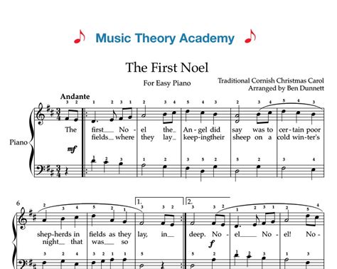 The First Noel - Music Theory Academy