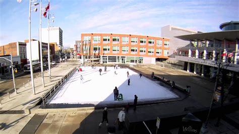 Kitchener City Hall Skating Rink Time Lapse - YouTube