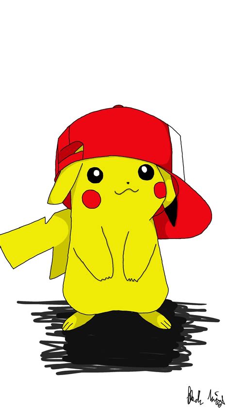 ArtStation - Pikachu in a hat