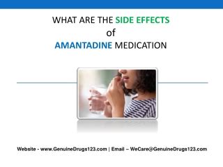 PPT - What is the Side effect of Amantadine PowerPoint Presentation ...