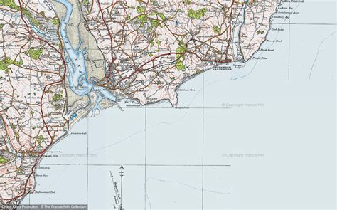 Historic Ordnance Survey Map of Sandy Bay, 1919