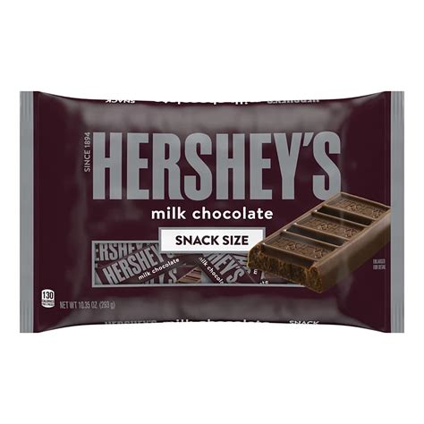 Hershey's Milk Chocolate Snack Size Candy Bars - Shop Snacks & Candy at H-E-B