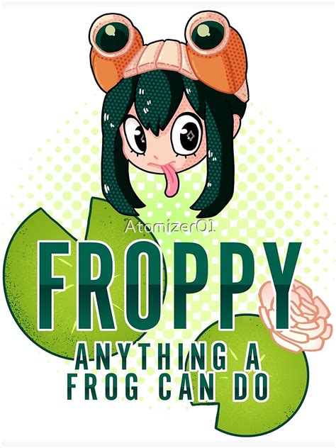 "Froppy design" Poster for Sale by Atomizer01 | Redbubble