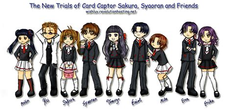 Complete List of New Trials of Card Captor Sakura Characters