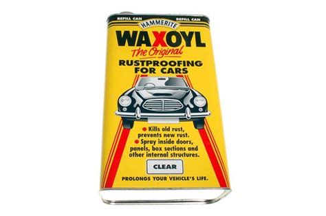 Waxoyl Rustproofing for Cars - Clear - 5 Litre Can | Rimmer Bros