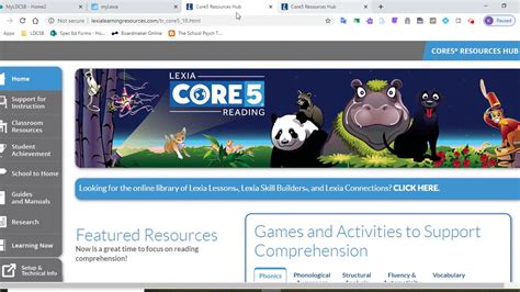 Lexia Core5 101: How to access resources - YouTube