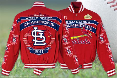 St. Louis Cardinals 2011 World Series Champions - Adult Twill Jacket