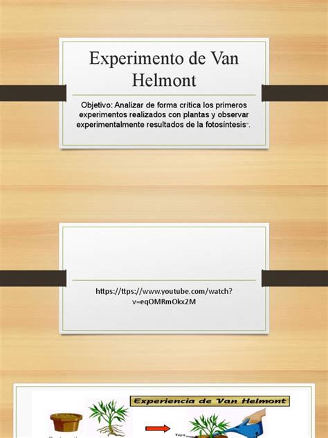 Experimento de Van Helmont | PDF