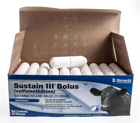 Sustain III® Cattle Bolus | Santa Cruz Animal Health