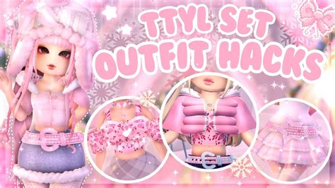 5 Outfit Hacks using the NEW TTYL SET 💗 ️ | Royale High - YouTube