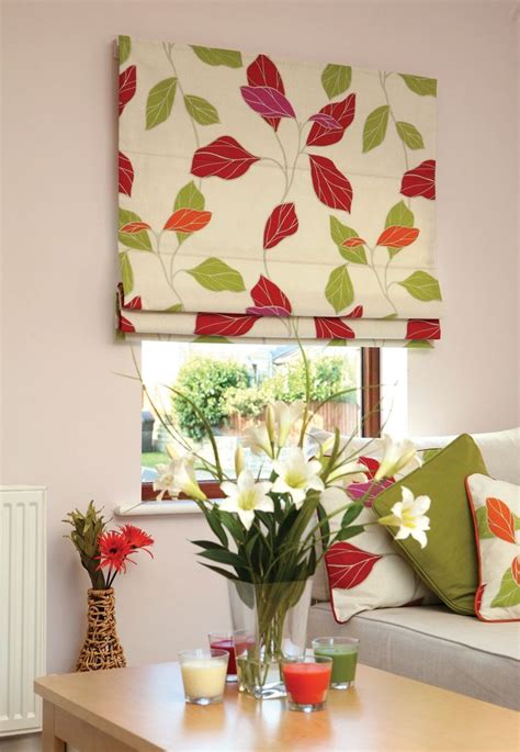 15 Collection of Floral Roman Blinds