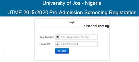 UNIJOS Post UTME Screening Form 2019/2020 is Out [UPDATED]