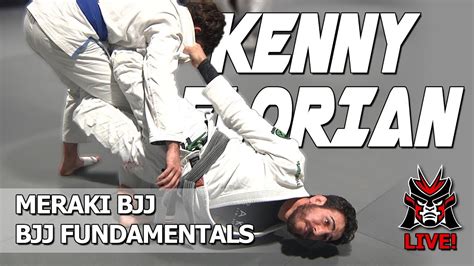 Meraki Brazilian Jiu Jitsu: Kenny Florian’s BJJ Fundamentals Class - "X" Collar Choke (LIVE ...