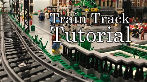 LEGO Train Track Tutorial For A Lego City Layout - YouTube