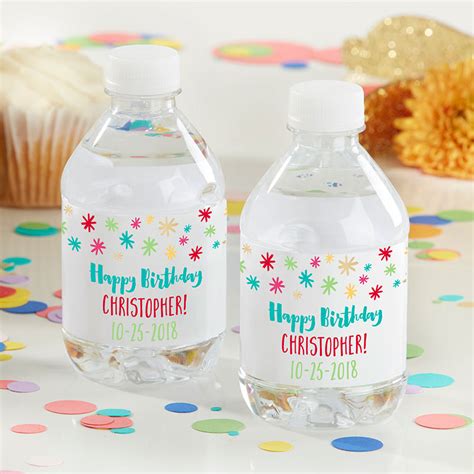 Personalized Water Bottle Labels - Happy Birthday | Kate Aspen