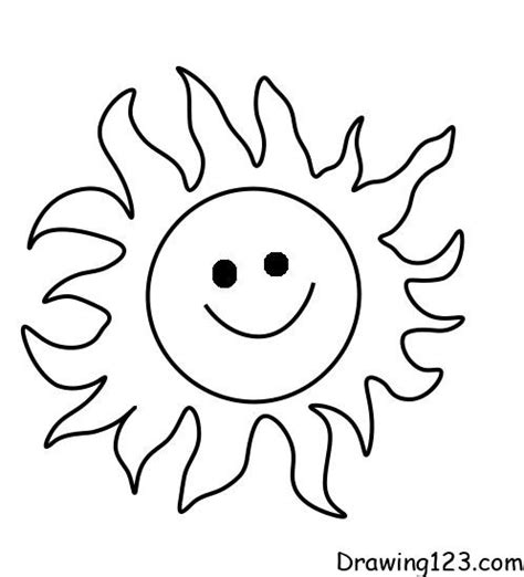 Sun Drawings Images