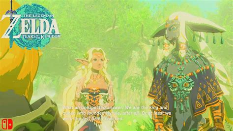 Legend Zelda Tears of the Kingdom - "Real" Zelda Meet Rauru And Sonia & Memories Where Am I ...