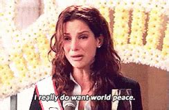 World Peace GIF - WorldPeace MissCongeniality SandraBullock - Discover & Share GIFs