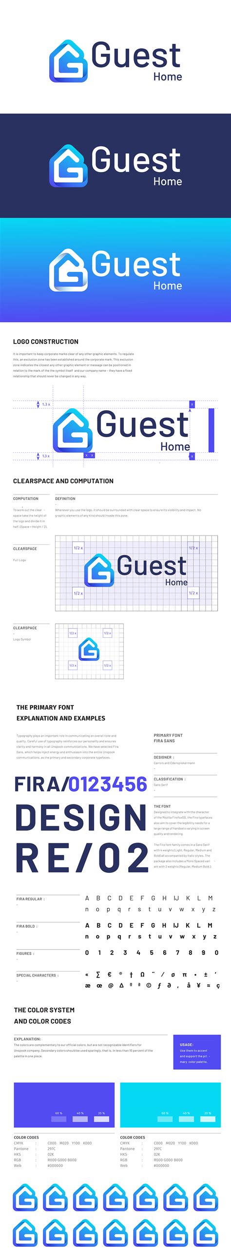 Brand Identity Design for Guest Home, Logo, Logos, Mark on Behance