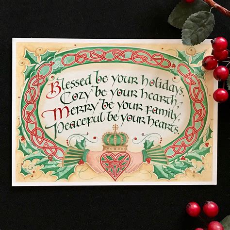 Blessed Be Your Holidays | Celtic christmas, Irish christmas, Holiday ...