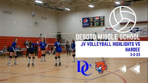 DESOTO MIDDLE SCHOOL JV VOLLEYBALL HIGHLIGHTS HARDEE 3-2-23 - YouTube