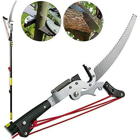 VEVOR 5.4~17.7ft Extendable Tree Pruner/Pole Saw 3-Sided Blade ...