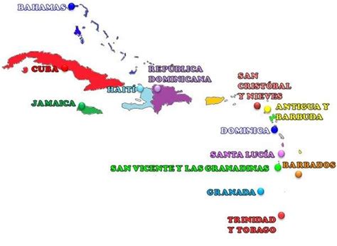 Lista de los países del Caribe y sus capitales - ¡CON MAPAS!