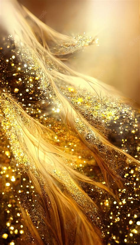 Gold Glitter Background Wallpaper