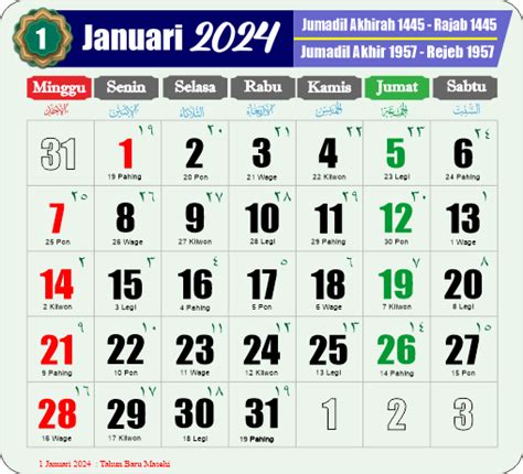 Kalender Tahun 2024 Lengkap Dengan Tanggal Merah Dan Cuti, 41% OFF