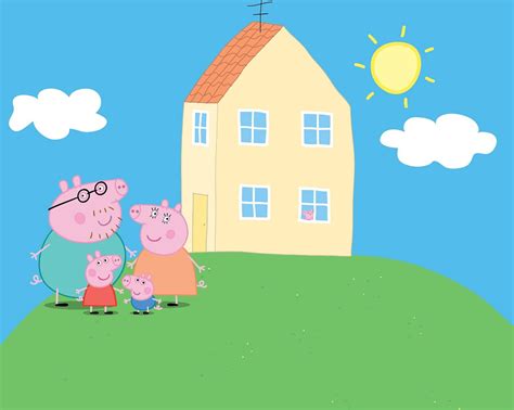 Peppa Pig House clipart - Clipart World