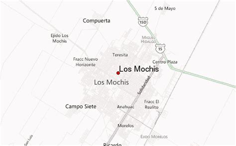 Los Mochis Sinaloa Maps