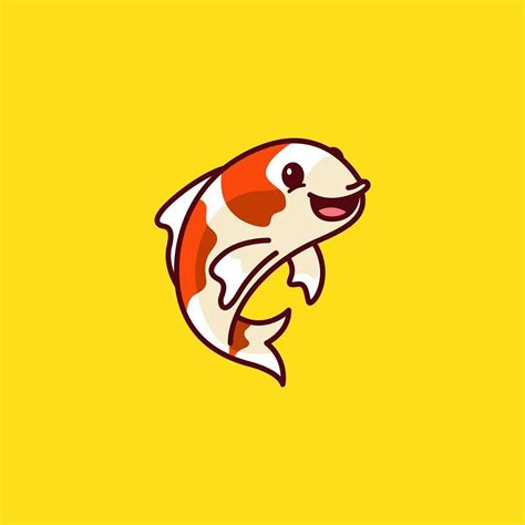 Koi Fish Unused Logo Please DM for more information 📩 logo logodesign logocartoon bestvector ...