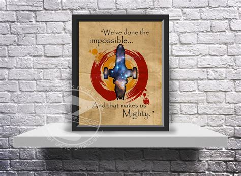 Firefly Serenity Poster Custom print poster Choose Quote and