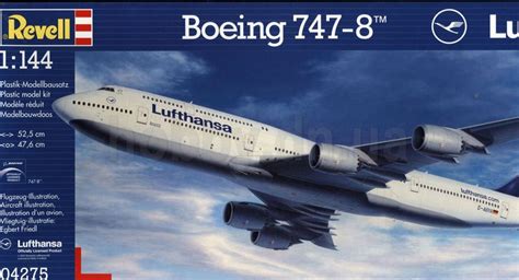 Revell 04275 Boeing-747-8 Lufthansa 1/144 - Plastic scale modelkits ...