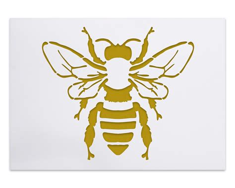 Bee Stencil Large Detailed Honey Bee DIY Wall Decor Painting - Etsy