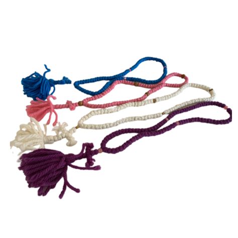 Prayer Rope 100 knots - Black, Woollen (Large knots) - Holy Monastery of Saint John