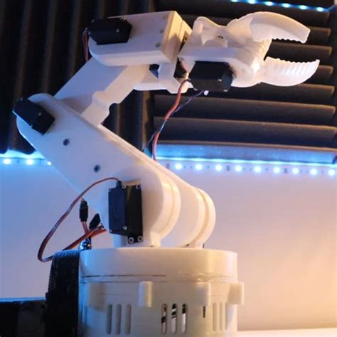 3D Printed Gesture-Controlled Robot Arm Is A Ton Of Tutorials | Hackaday