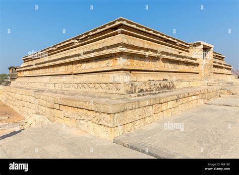 Mahanavami Dibba, platform monument, Hampi, Karnataka, India Stock ...