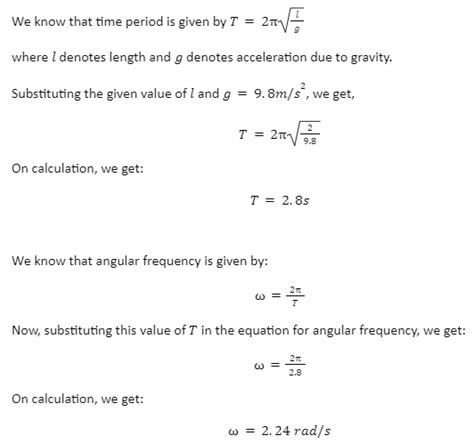 Notes on Angular Frequency