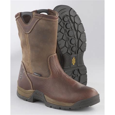 Men's Browning® 400 gram Thinsulate™ Insulation Waterproof Wellington Boots, Amber Gold - 203170 ...