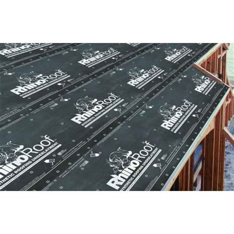 RhinoRoof Synthetic 15lb. Felt Roofing Underlayment