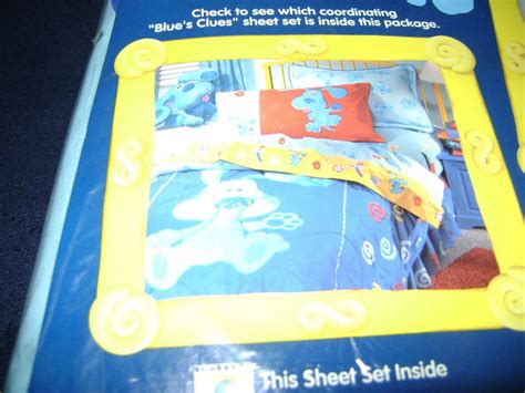 NEW 4 pc Blues Clues Twin BED SET Comforter & Sheet Set | #1846181606