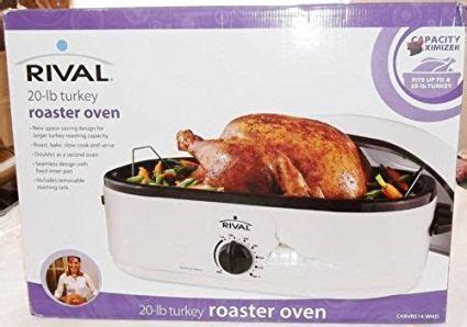 RIVAL 20 LB TURKEY ROASTER OVEN Review | Turkey in roaster, Turkey in ...