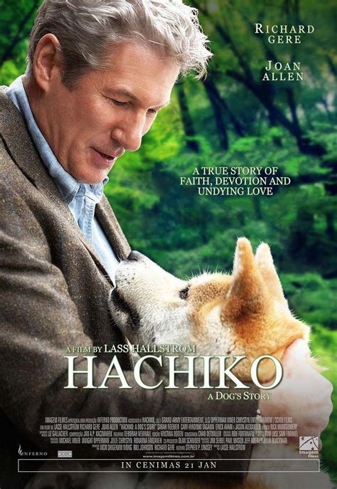 Hachiko Movie Poster. | Dog movies, Movie posters, Romantic movies